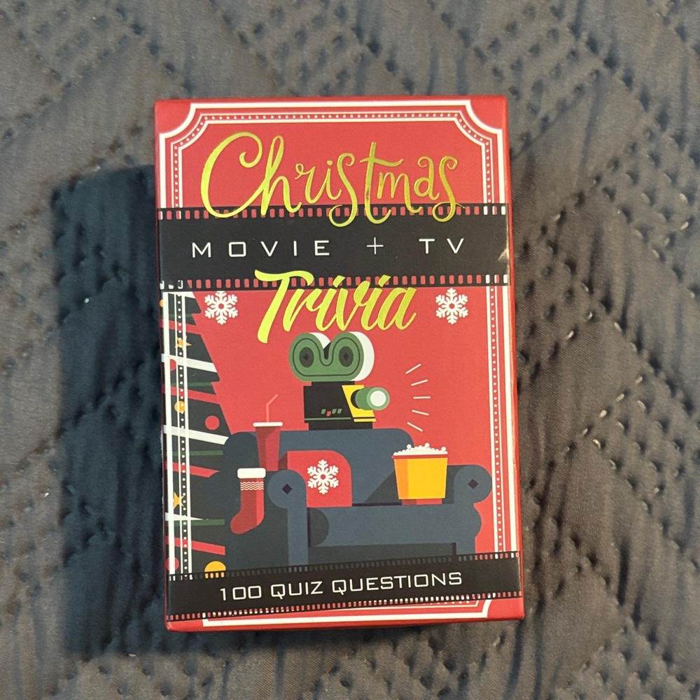 Christmas Movie + TV Trivia Card Game